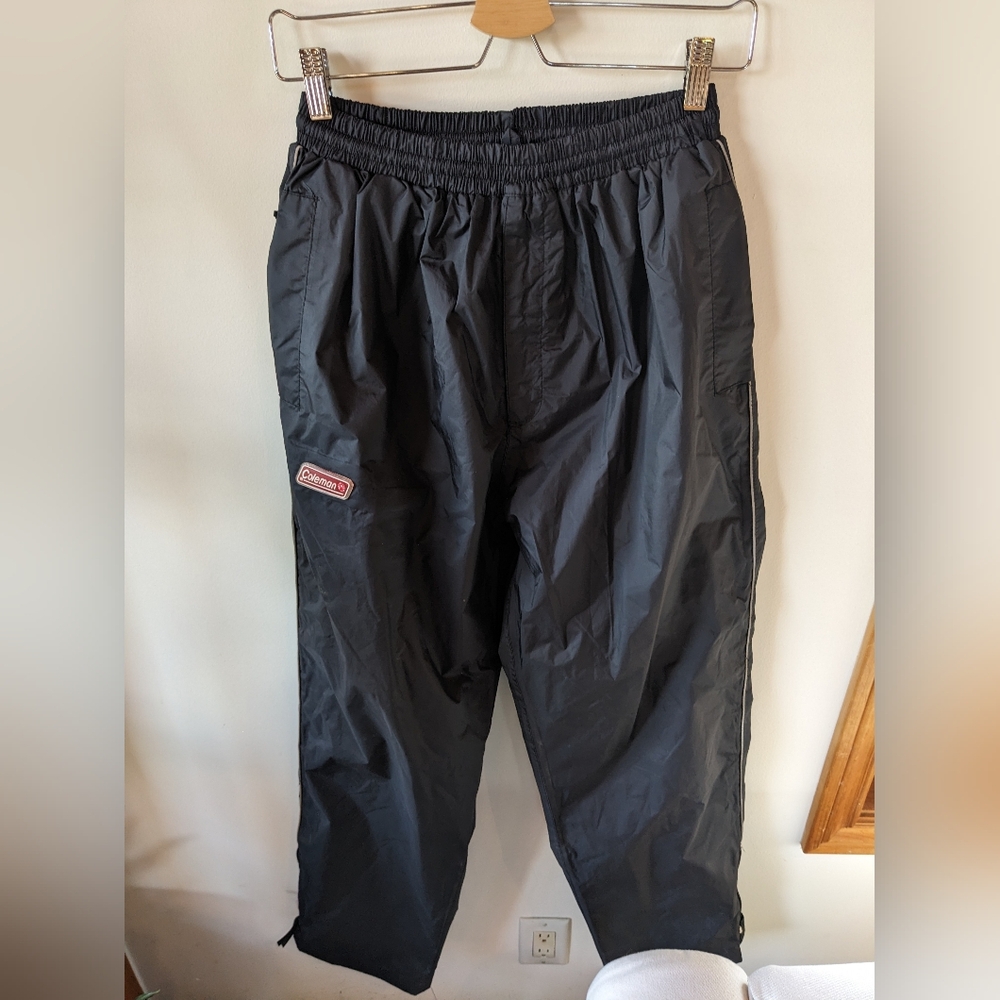 Coleman Rain Pants Black XL Waterproof Outdoor Camping Hiking Gear
